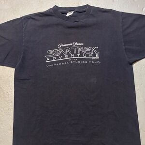 Vintage 1988 Star Trek Adventure Universal Studios Tour T-Shirt XL Single Stitch